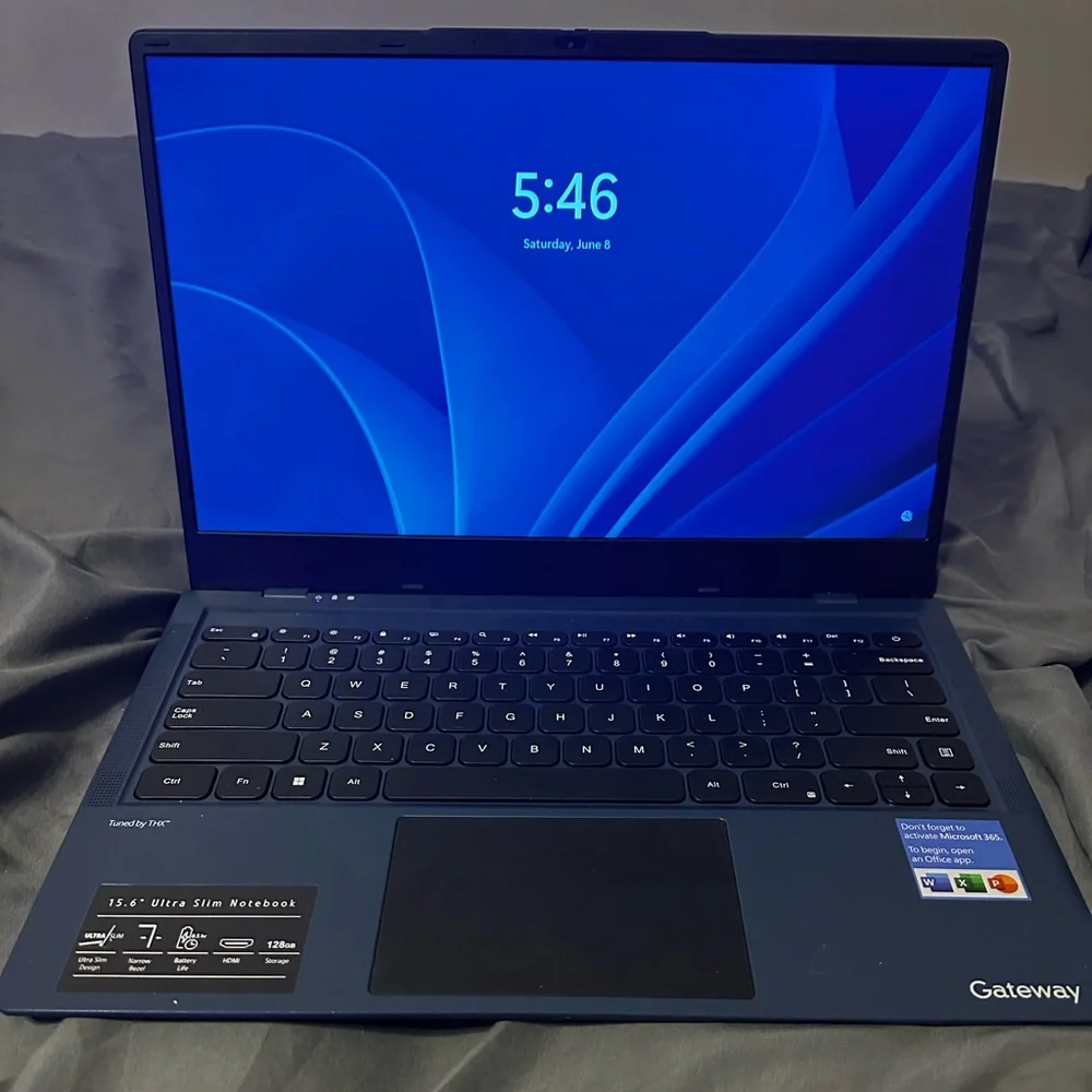 Gateway ultra slim notebook